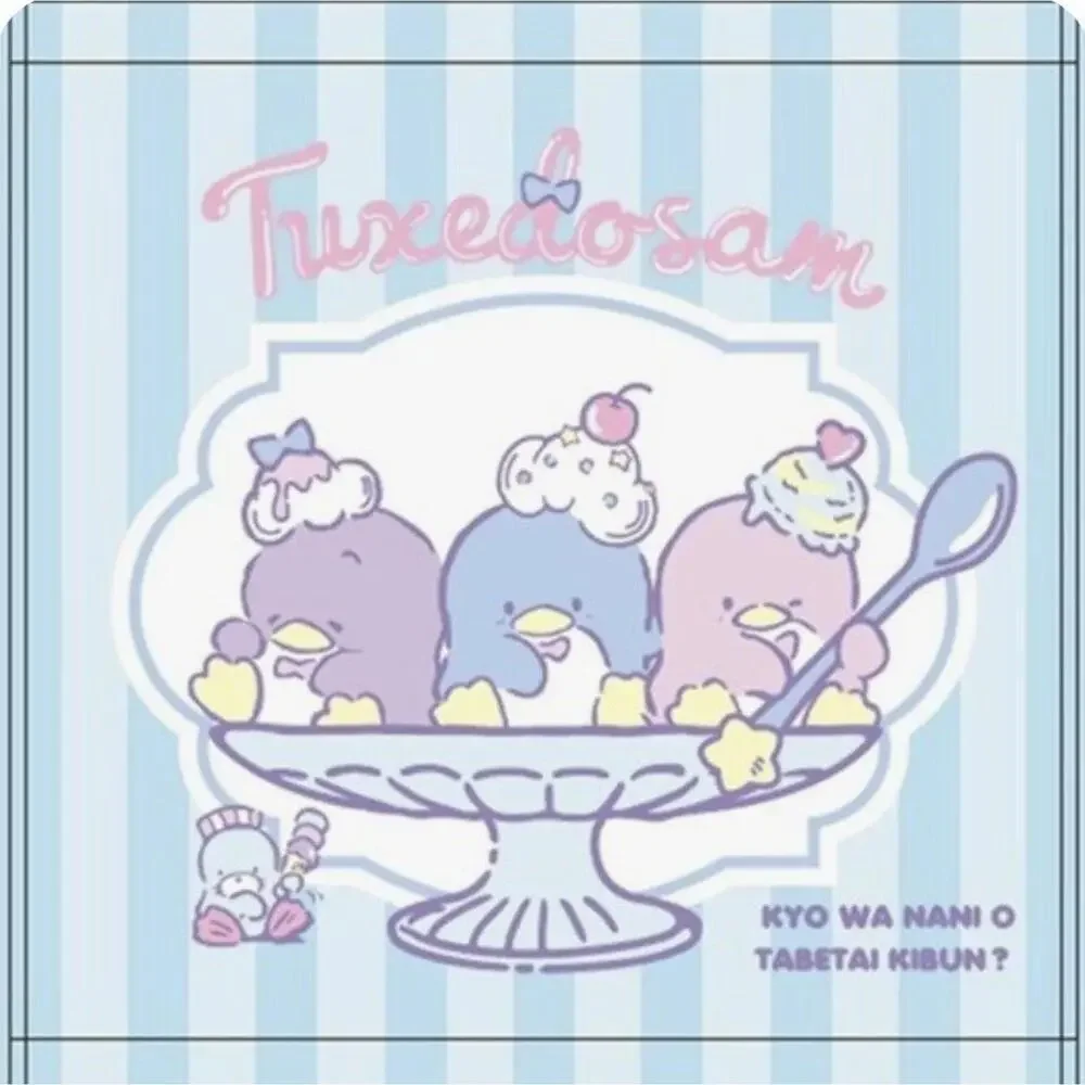 Sanrio Tuxedo Sam Face Hand Towel Washcloth Japan Import 14” Kawaii Penguins